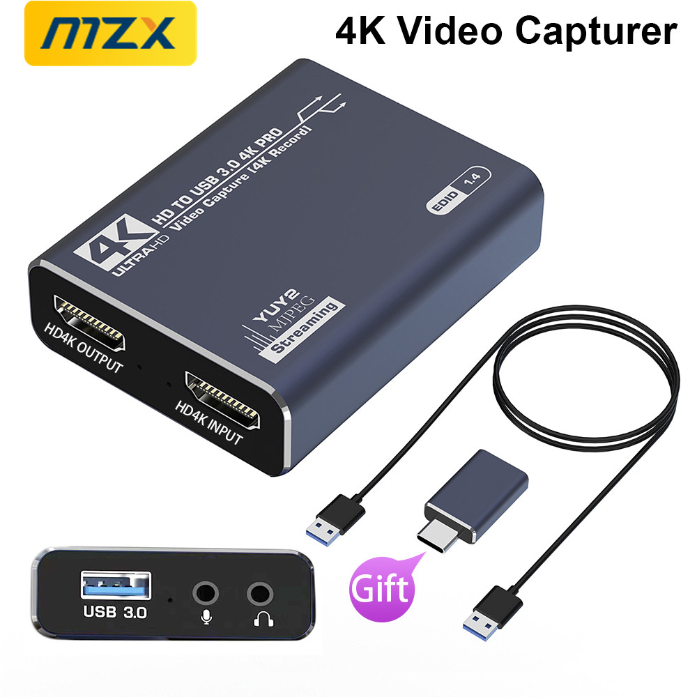 Capture Card Hdmi - MZX – carte d'acquisition vidéo 4K,