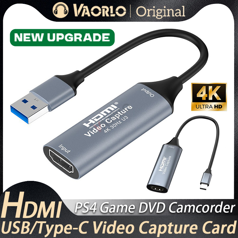 Capture Card Hdmi - Carte de capture vidéo 4K USB3.0/type-c,