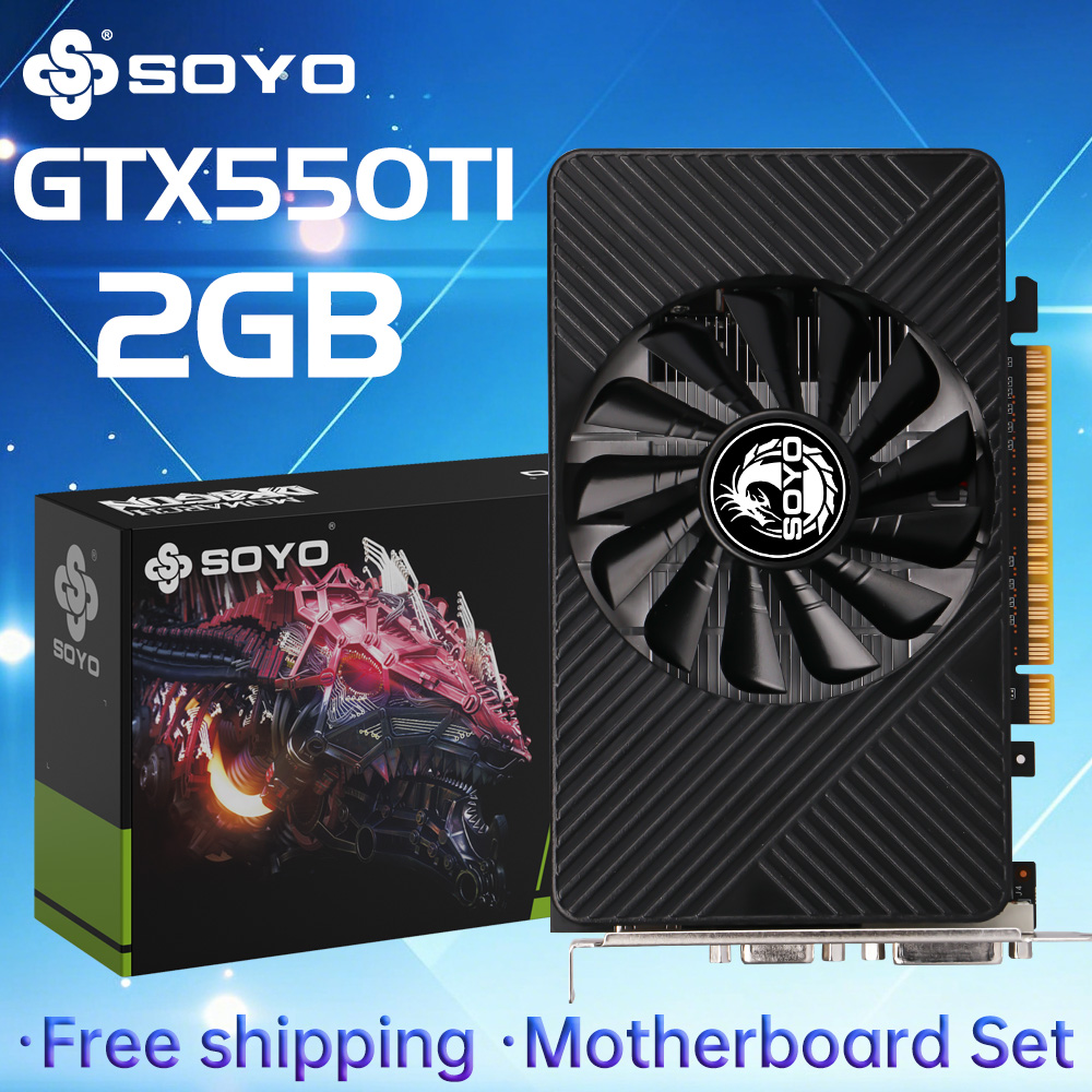 Pc Gaming Nvidia - Carte graphique SOYO GTX 550TI GDDR5