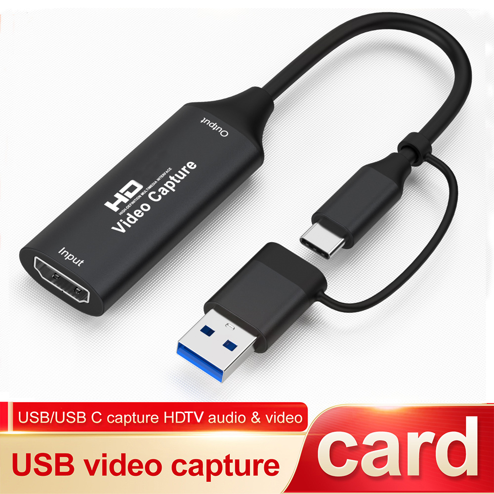 Capture Card Hdmi - Carte d'acquisition vidéo USB 4K, compatible