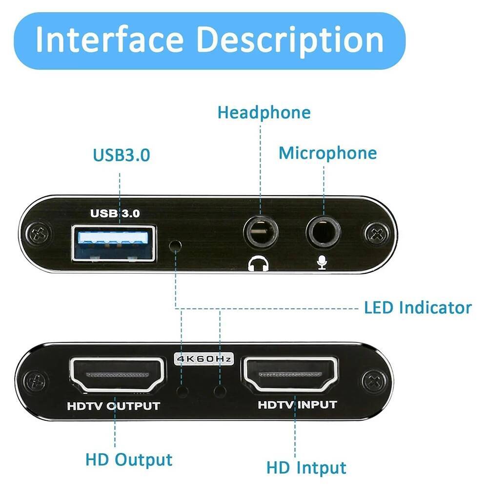 Carte de Capture vidéo 4K HDMI - Capture Card Hdmi avis et prix