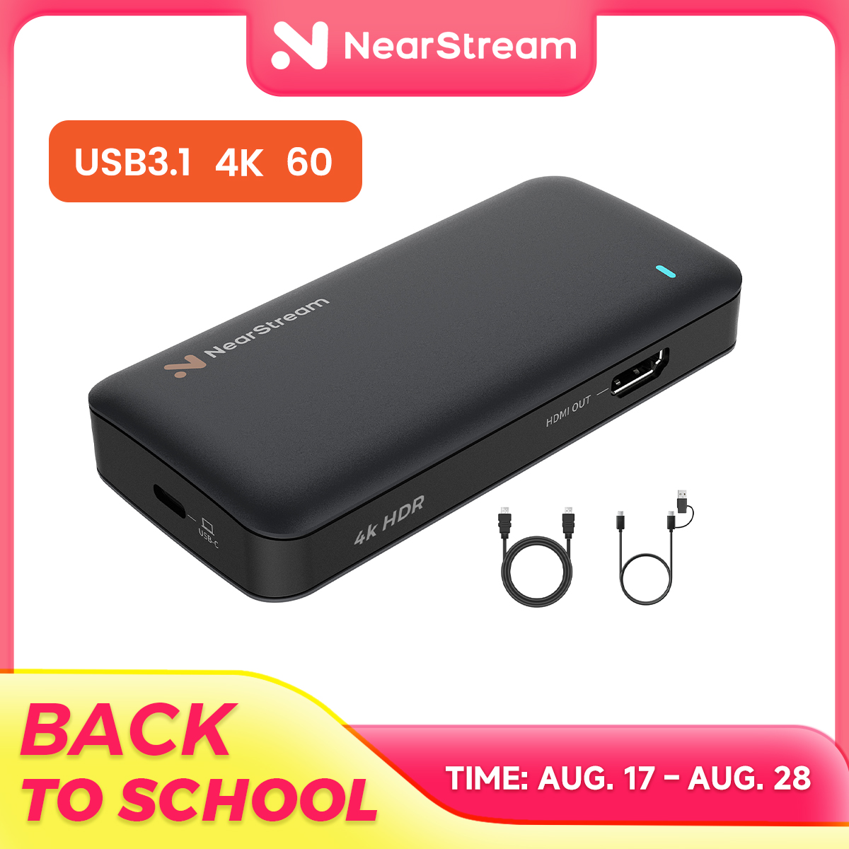 Carte de capture USB 3.1 NearS - Capture Card Hdmi avis et prix